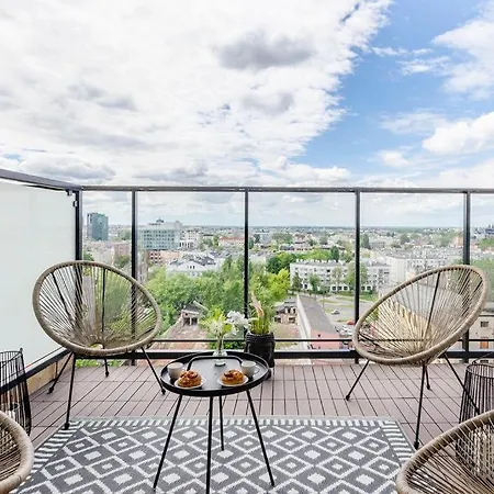 Sky Home- Sunset Penthouse -neopolis, Centrum, Klimatyzacja, Parking Dostep Na Kod * Lodz