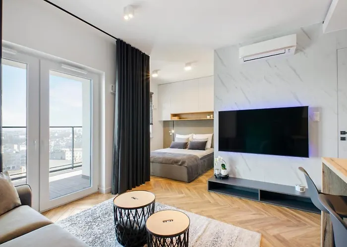 Sky Home- Sunset Penthouse -neopolis, Centrum, Klimatyzacja, Parking Dostep Na Kod وودج